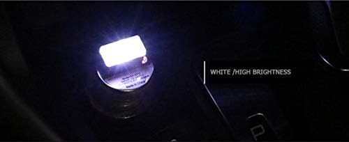 2 Piece Color Ultra USB Plug In Mini LED Car Interior Ambient Lighting Lamp Kit (RED)