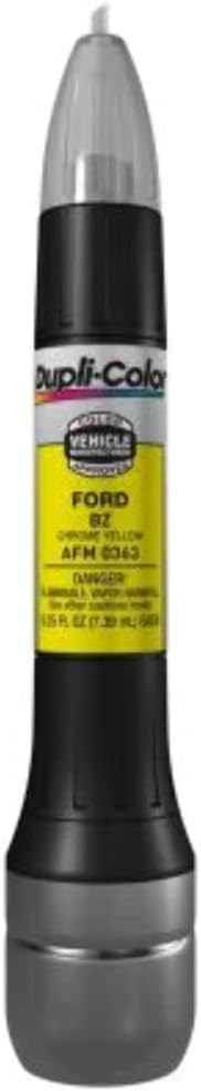 Dupli-Color AFM0363 Scratch Fix All-In-1 Exact-Match Automotive Touch-Up Paint – Ford Chrome Yellow – 0.25 oz. Paint Pen