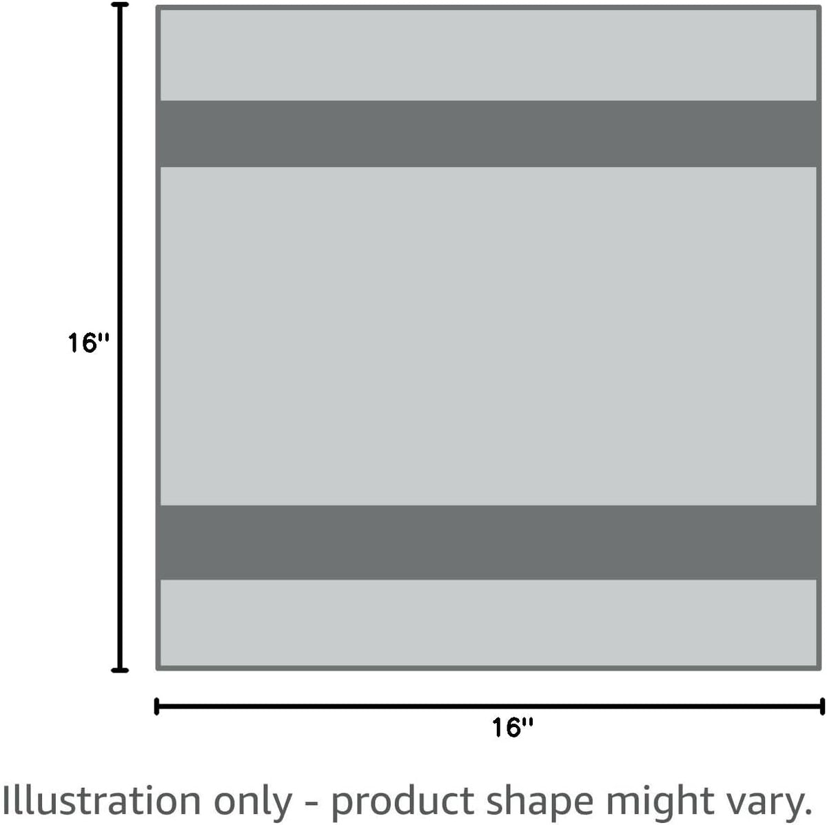 Plush Edgeless Microfiber Towel for Car, Soft Drying Wash Detailing Buffing Polishing Towel, 530 GSM 6Pack 16 x 16inches (Gray, 6Pack)
