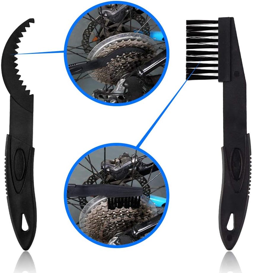 MMOBIEL Motorcycle Chain Cleaning Brush Kit Cleaner for Motorcycle, Bicycle and Mountain Bike – 4 Pcs Cleaning Brush Tool - Bike Cleaning Tool – Bicycle Chain Cleaner