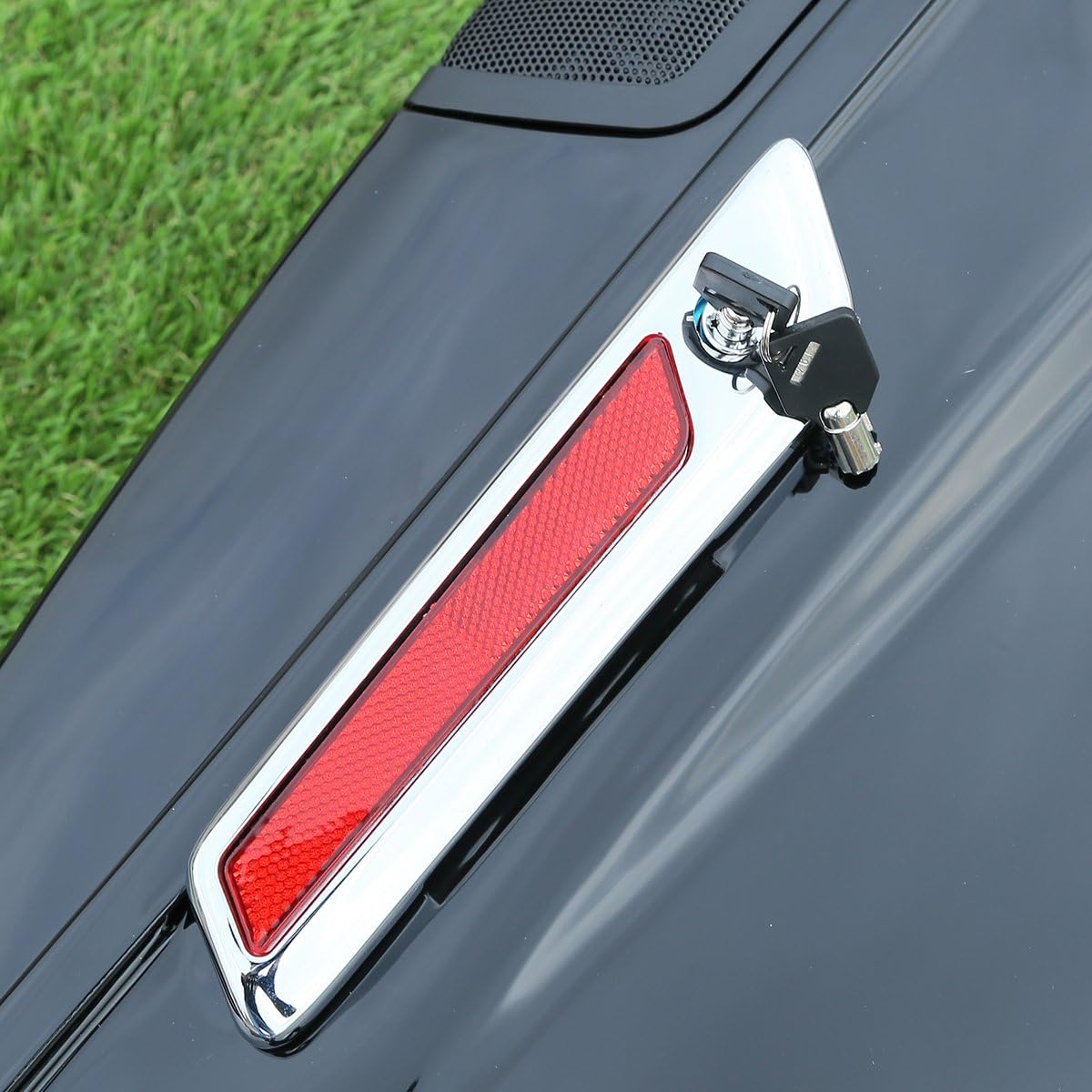XFMT 5 Inch Stretched Extended Saddlebags W/5"x7" Speaker Grill For Harley Touring 2014-2023 Road King, Road Glide, Street Glide, Electra Glide, Ultra-Classic FLT, FLHT, FLHTCU, FLHRC