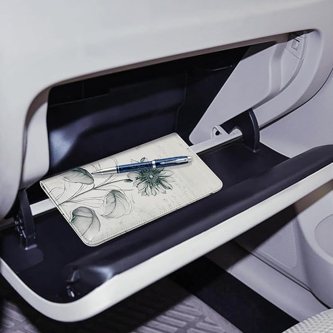 CoBak Car Registration and Insurance Holder - Vehicle Glove Box Car Organizer,Auto Truck Comparment Accessories Case with Magnetic Closure for Driver License,Cards