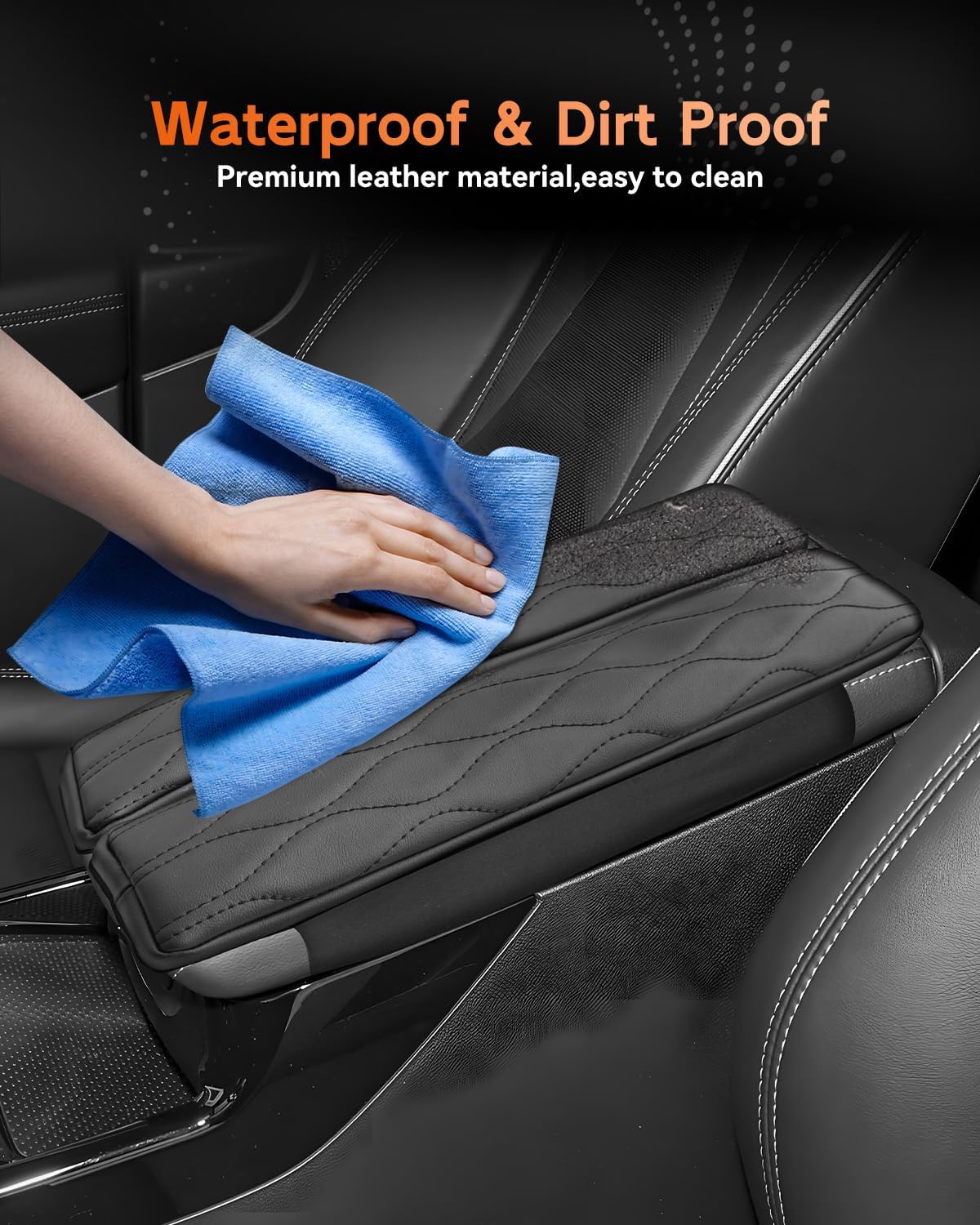 CDEFG for 2021-2025 Buick Envision S Center Console Cover Armrest Box Cover for Envision S (Preferred, Sport Touring, Avenir) 2021 2022 2023 2024 2025 Accessories Console Arm Rest Protector