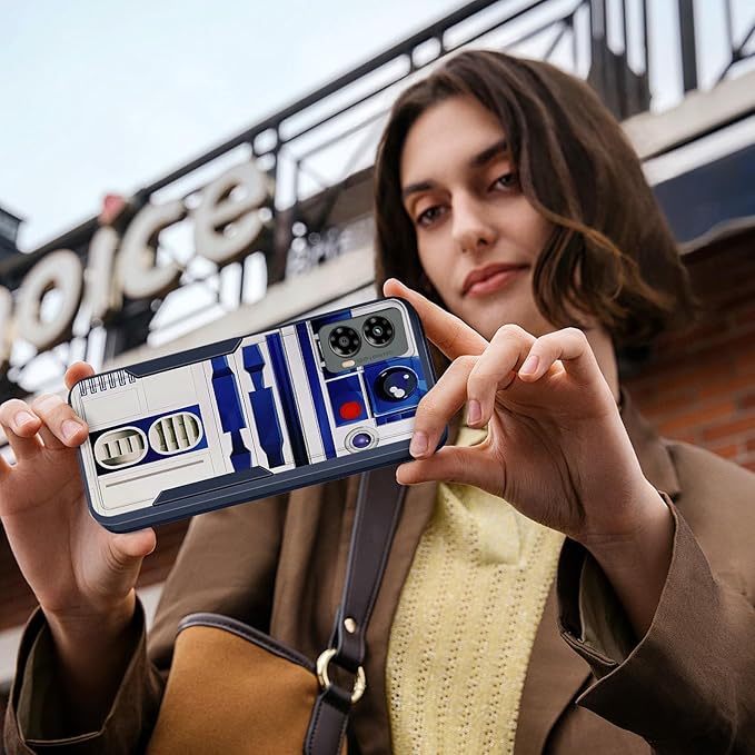 for Moto G 5G 2024 Case - Compatible with MagSafe Women Girls Boys Cute Magnetic Protective Phone Cover Cool Blue Unique Heavy Duty Shockproof Design for Motorola Moto G 5G 2024 Cases
