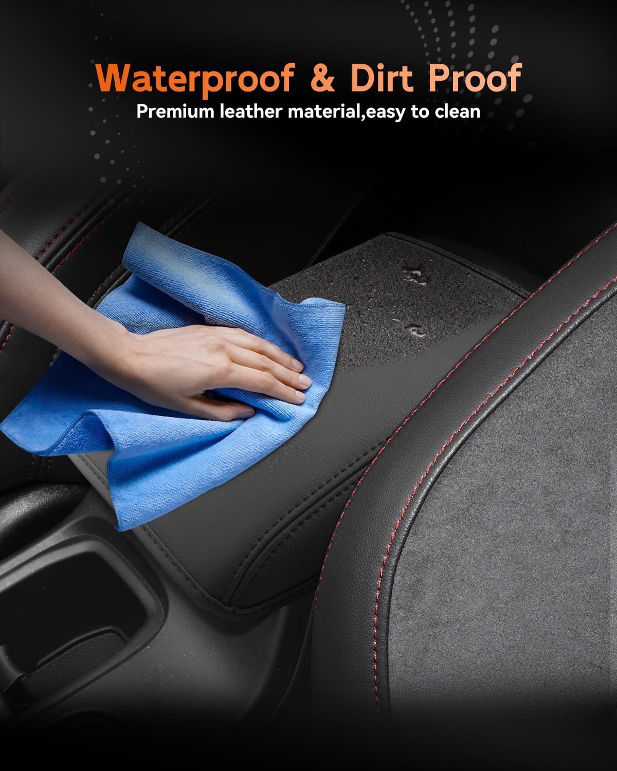 CDEFG for Subaru WRX 2024-2025 Center Console Cover Armrest Box Cover for WRX (Premium, Limited, tS, GT) 2024 2025 Accessories Console Arm Rest Protector -Only Fit 6 Speed Manual