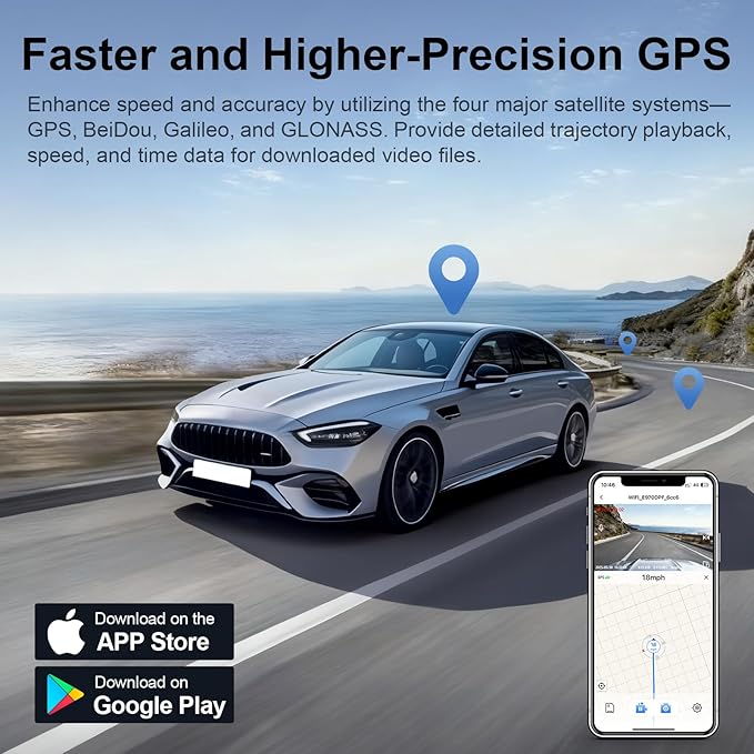 Mangoal 4K Dash Cam for 11th Honda Civic 2022-2026(Black), Si Type R Hatchback XL Sport SE EX_L Touring 1.5 2.0T, Integrated OEM Look, UHD 2160P Video, WiFi & App, GPS, 64GB Card