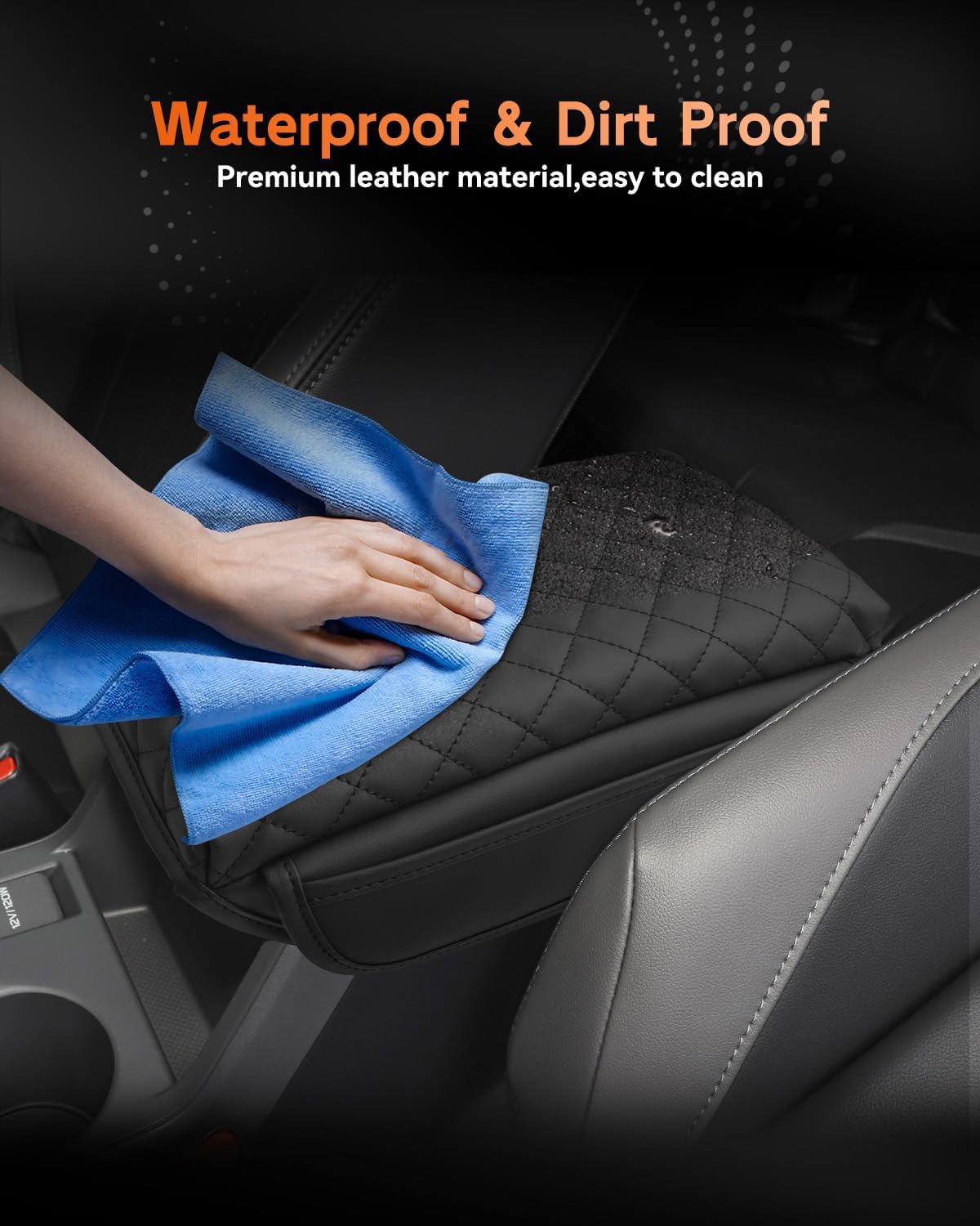CDEFG for Subaru Crosstrek 2024-2025 Center Console Cover Armrest Box Cover for Crosstrek (Premium, Sport, Limited, Wilderness) 2024 2025 Accessories Console Arm Rest Protector Thickened