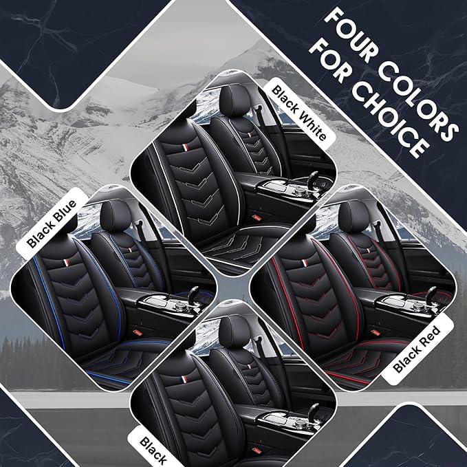Car Seat Cover 7 Seats for Hyundai Palisade 2020-2025, Durable Wear Resistant Waterproof Seat Covers,Breathable No Odor Premium Leather Vehicle Seat Covers.(Standard,Black)