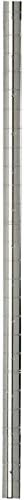 Omega Solid Stainless Steel Shelves, 24" Deep x 24" Wide x 34" High 3 Tier Heavy Duty Solid Shelving Unit for Kitchen Garage Office Restaurant Warehouse 800-lb Per Shelf Weight Capacity