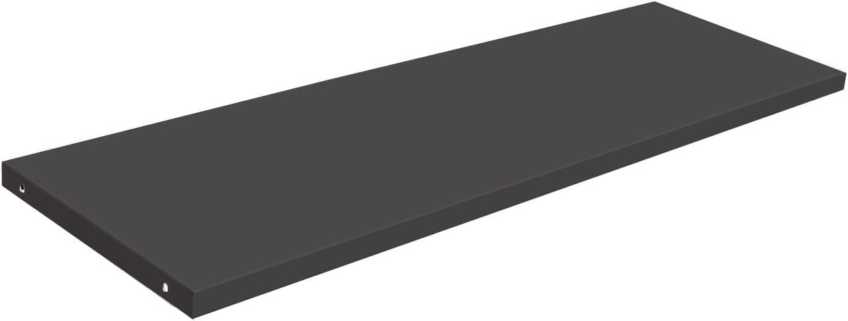 KINYING Metal Laminate Shelving for 26 Cu.ft Horizontal Storage Shed, One Shelf to Hold 44 lbs, 46 in * 15 in, One Piece in The Package with 4 Screws, 11LBS