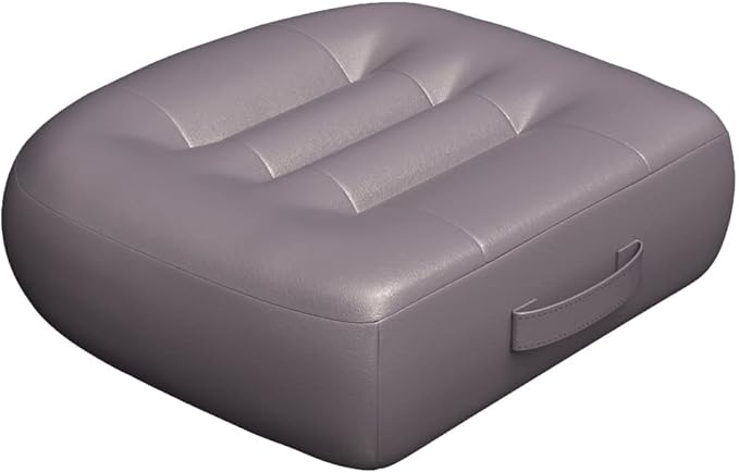 Adult Booster Seat Cushion/Car Seat Cushions for ShortPeople/Effectively Increase The Field of View by 12cm/4.7in,Back Fatigue Relief Adult Booster Chair Cushion Angle Lift Big Seat Cushion/Grey
