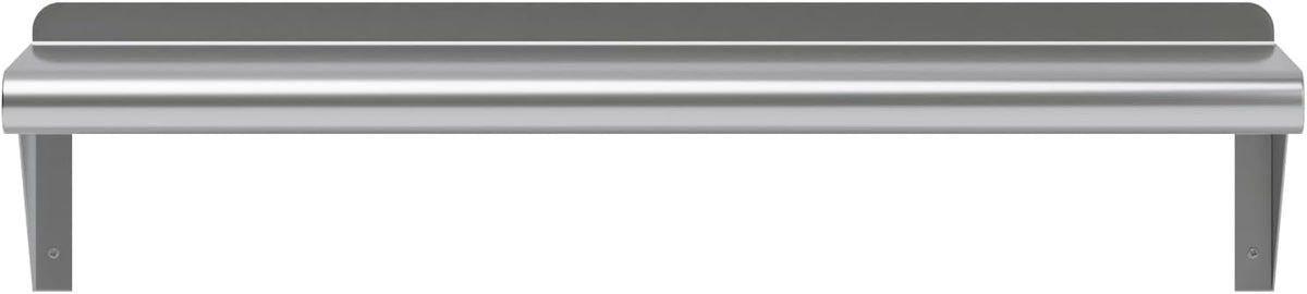AmGood 30" Long X 8" Deep Stainless Steel Wall Shelf | NSF Certified | Appliance & Equipment Metal Shelving | Kitchen, Restaurant, Garage, Laundry, Utility Room