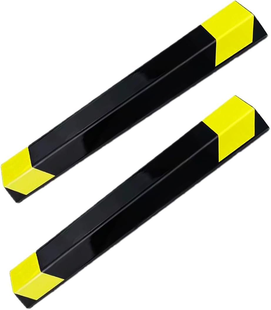 16" Heavy Duty Parking Aid for Garage, Car Parking Stopper for Garage 2 Pack, Parking Aids Protects Car, Parking Stopper Easy to Install (2 Pack 16" L x 1.25H)