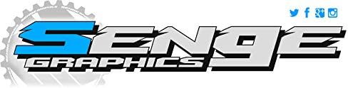 12eDRIVE Fly Racing Red Senge Graphics Kit Compatible with Stacyc