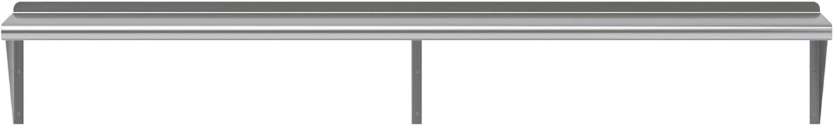 AmGood 72" Long X 12" Deep Stainless Steel Wall Shelf | NSF Certified | Appliance & Equipment Metal Shelving | Kitchen, Restaurant, Garage, Laundry, Utility Room