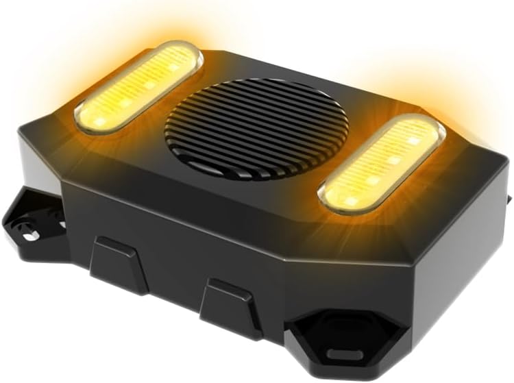 102dB Reversing Backup Alarm & Light Warning System – 12-24V Beep Sound Safety Alert for Vehicles