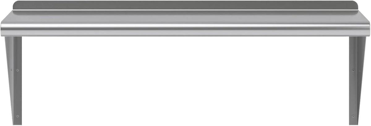 AmGood 36" Long X 14" Deep Stainless Steel Wall Shelf | NSF Certified | Appliance & Equipment Metal Shelving | Kitchen, Restaurant, Garage, Laundry, Utility Room