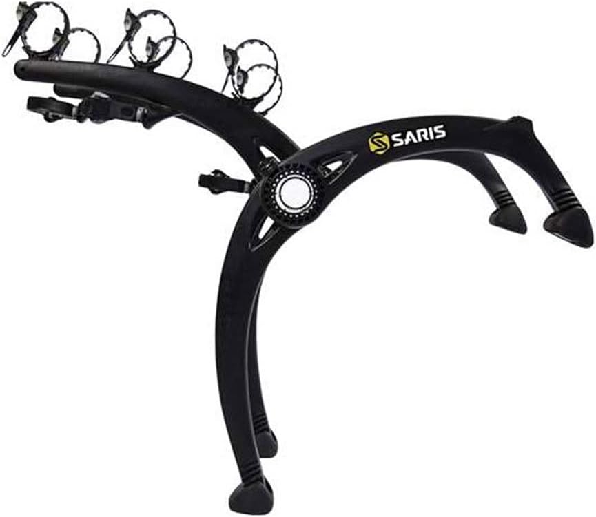 Saris Bones EX 3-Bike Trunk Rack Bicycle Carrier, Durable, Rust-Free, Anti-Sway Straps, Fits Most Vehicles, Made in USA, Arc-Based Design, 100% Recyclable Materials