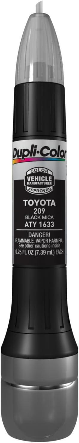 Dupli-Color ATY1633 Scratch Fix All-In-1 Exact-Match Automotive Touch-Up Paint – Toyota Black Mica – 0.25 oz. Paint Pen