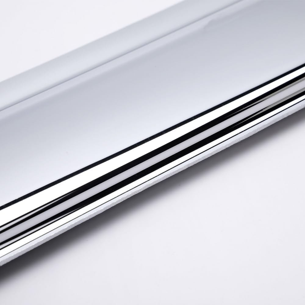 94966Y Chrome Side Window Visor Wind Vent Deflector,4pcs Outside Mount Style Shade Sun Rain Guards Set fit for 2015-2020 Cadillac Escalade ESV,Chevy Suburban 1500,GMC Yukon XL