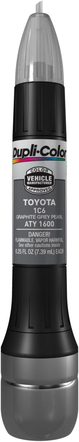 Dupli-Color ATY1600 Scratch Fix All-In-1 Exact-Match Automotive Touch-Up Paint – Toyota Graphite Gray Pearl – 0.25 oz. Paint Pen
