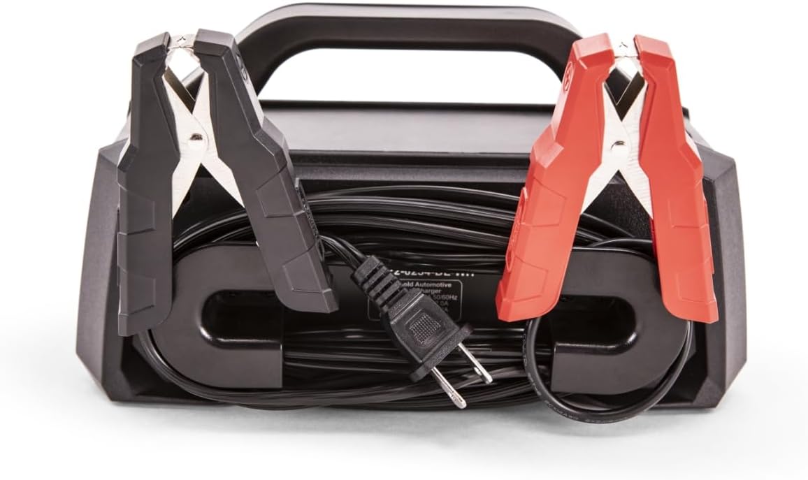 Battery Tender 15 AMP Battery Charger and Maintainer - 12V Switchable 15 AMP / 8 AMP / 2 AMP - Selectable Chemistry Standard AGM Gel - LCD Display - 022-0234-DL-WH