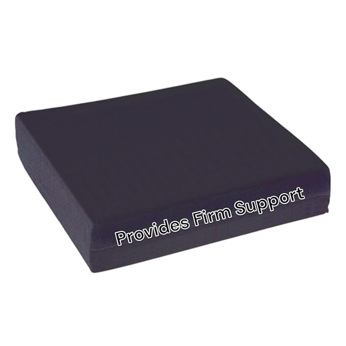 Essential Medical Supply Rehab 1 Foam Cushion - Extra Thick Seat Cushion for Office Chair, Wheelchair, and Car - Provides Additional Support and Pain Relief for Seniors - 18" x 16" x 4"