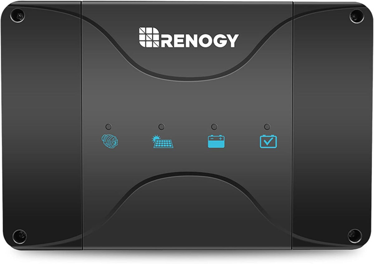 Renogy 12V 30A DC to DC Charger with MPPT & Multi-Stage Charging - Smart On-Board Battery Charger for Solar/Alternator Input - Charges Lithium, AGM, Gel, Flooded Batteries in RVs, Cars, Marine