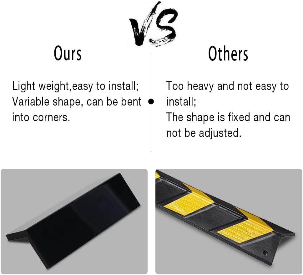 Garage Wall Protector Foam Wall Corner Guard for Parking Garages - Wall Edge Protector Protect Your Car - Garage Wall - Wall Corner Edge and Bumpers Corner Guards