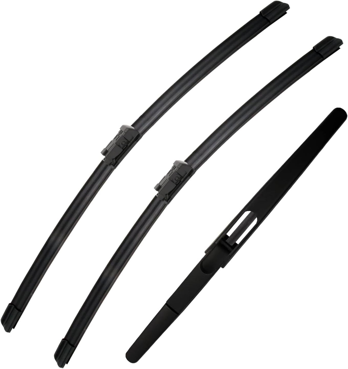 3 Windshield Wipers Set-Mercedes Benz GL 2013-2016, GL450 GL350 GL550 ML 2012-2015 ML350 ML550 ML63 GLE Equipment Replacement - 26"+23"+12" (Pack of 3)