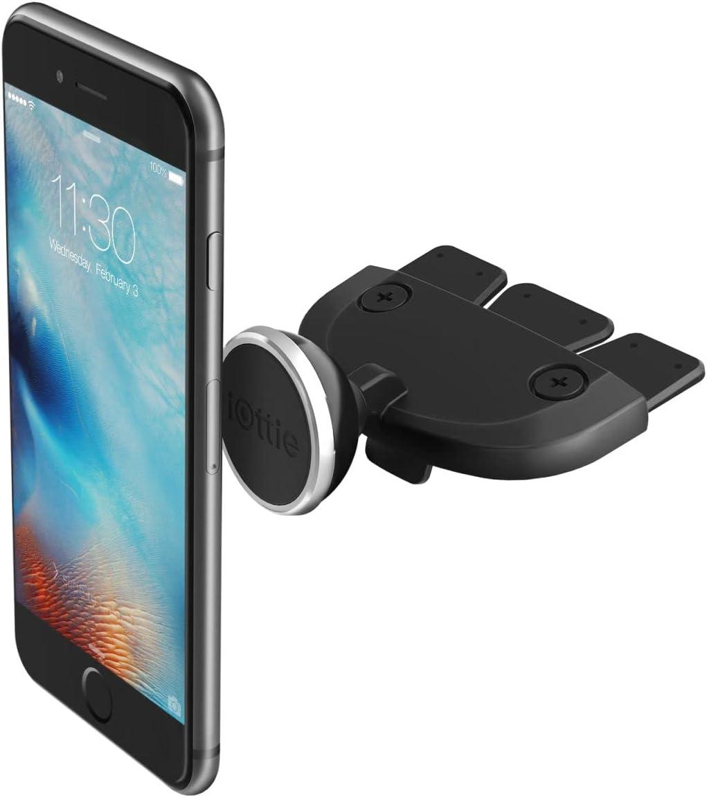 Car Mount, iOttie iTap Magnetic CD Slot Holder for iPhone 6s Plus 6s 6 SE,Galaxy S7 S7 Edge S6 S6 Edge,Galaxy Note 5