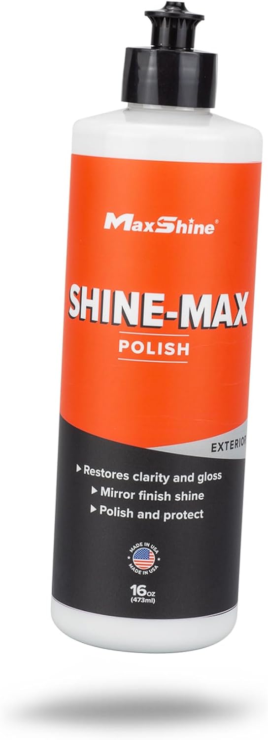 Maxshine Cut Max & Shine Max 16oz Kit – Fast-Cutting Compound & Ultimate Finishing Polish for Paint Correction, Scratch & Swirl Removal, Polishing & Protection – Auto Detailing Car Care Kit