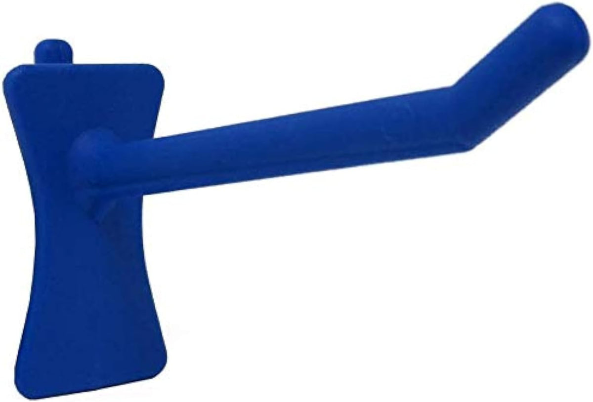 PegPro® 2" Hooks Kit for Standard “Wood Fiber” pegboard – Durable Plastic Pegboard Hooks - for Garage, Kitchen, Craft Room, and More (2" Hook - 24 Pack, Blue)