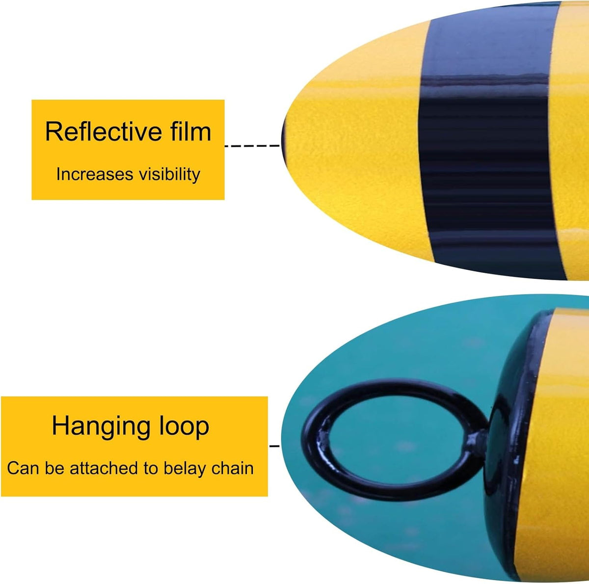 Safety Bollard, Driveway Barrier, Parking Stopper for Garage, Steel Car Parking Protection Posts, Caution Cones, Perfect for Traffic-Sensitive Area(Yellow A (1PCS))