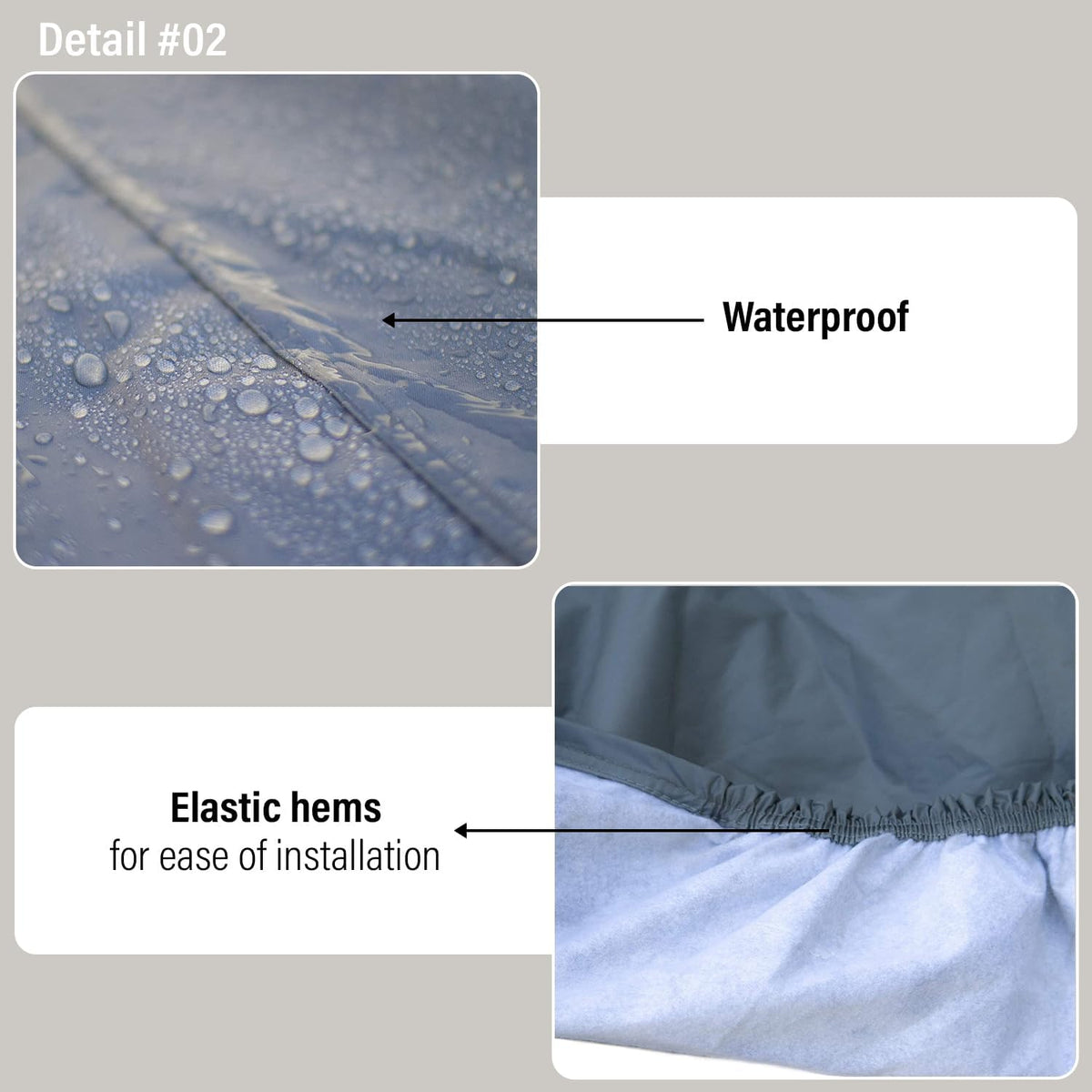 Supreme Full Car Cover – for Pontiac Ventura 1961 Coupe 2-Door Semi Custom Fit Waterproof Full Coverage All Weather Windproof Dust Proof Indoor Outdoor Automobile