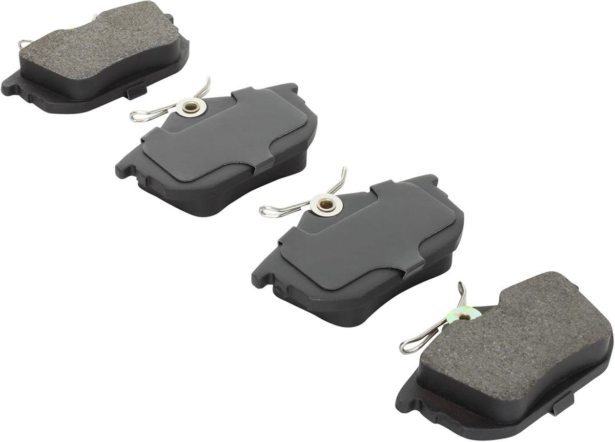 Premium Semi-Metallic Rear Brake Pads (1001-0838M) Compatible with Mitsubishi Space Star 2003-2004, Smart Forfour 2005-2006, Volvo S40 1999-2005, Volvo V40 1999-2004