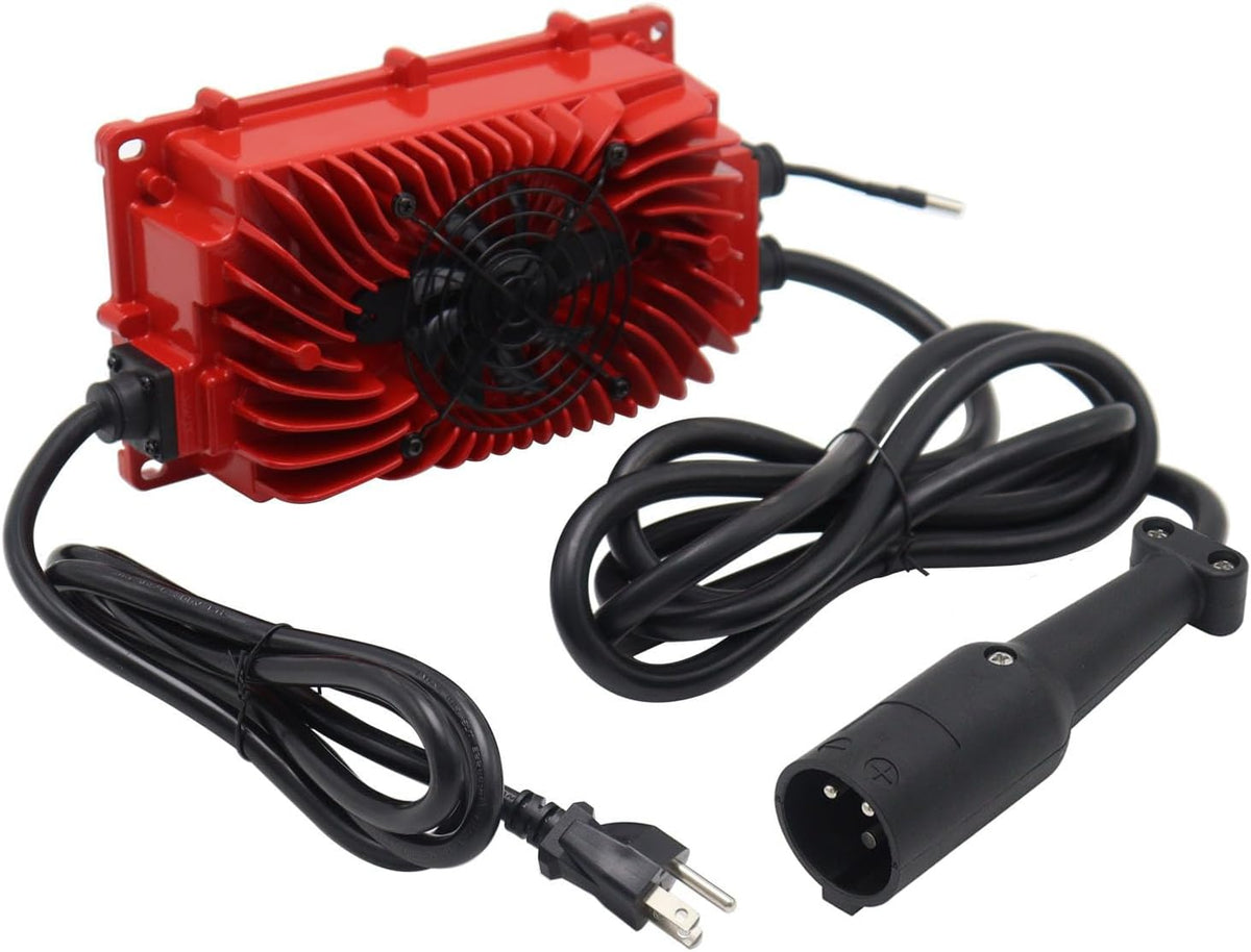 18 AMP 48 Volts Replacement Golf Cart Battery Charger for 48 Volt Club Car Golf Cart with Round 3 Pin Plug Waterproof IP65