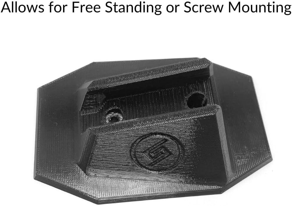 Spartan Mounts Locking .223/5.56 Rifle Mount Wall Display | Low Profile Floating Design Vertical and Horizontal Mounting Solution | Gun Room Safe Storage Organzation | Made in USA