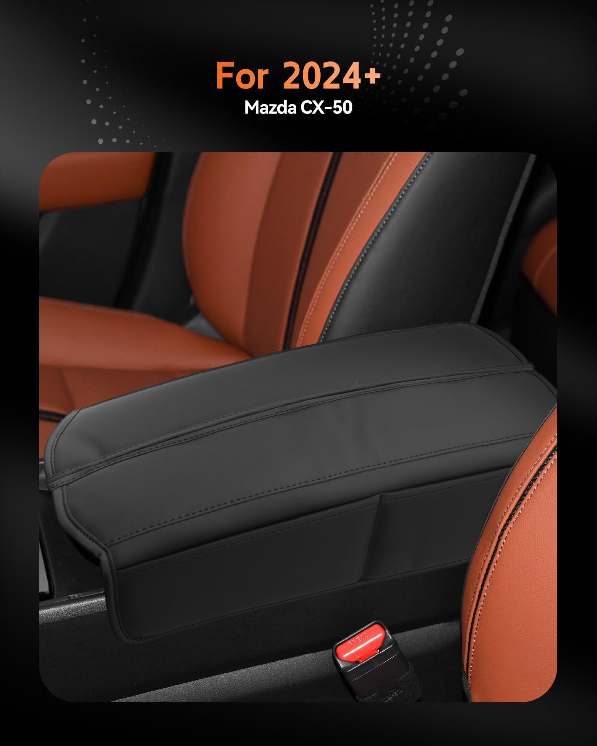 CDEFG for Mazda CX-50 2023-2025 Center Console Cover Armrest Box Cover for CX50 CX 50 2023 2024 2025 Accessories Console Arm Rest Protector