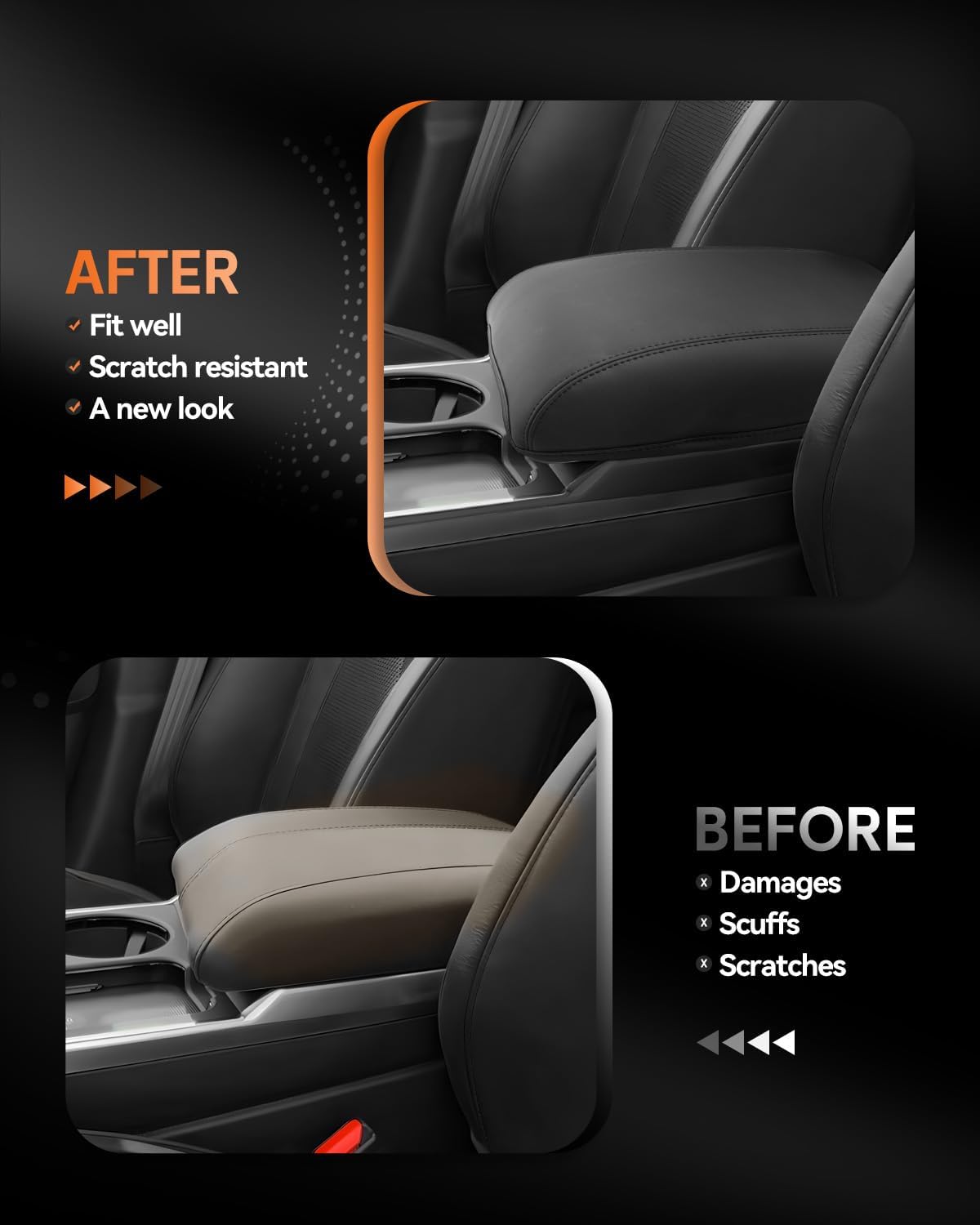 CDEFG for 2025 2026 Acura RDX Center Console Cover Armrest Box Cover for RDX A-Spec Accessories Console Arm Rest Protector