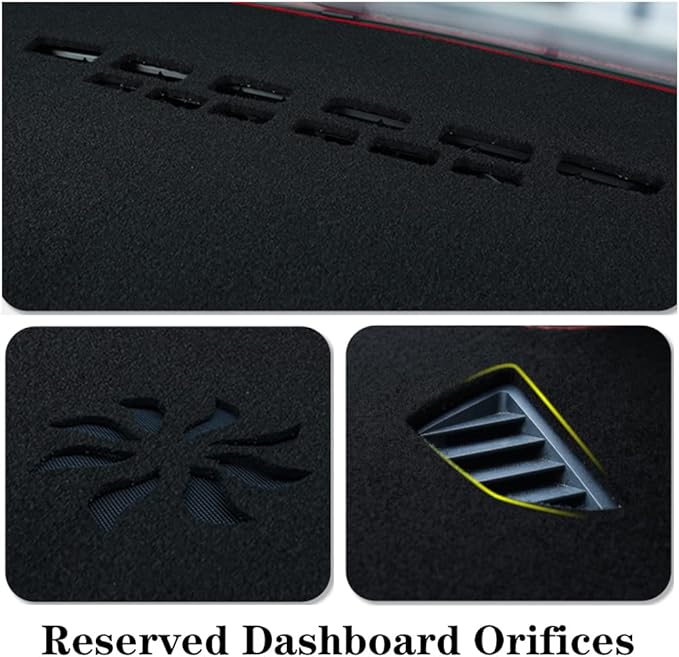 Dash Covers for Buick Lacrosse 2005-2008,Polyester Dashboard Covers mat,Interior Dash Board Protecter Cover,Car Dash Covers Pads,Black