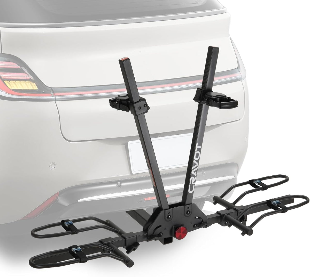 MagRack F2 Bike Rack, 200 lbs Electric Bike No Installation Bike Carrier for 2 Bike, Foldable Bike Racks for Tow Hitch 2'' Receiver Cars Trucks SUVs Minivans RV, Trailer