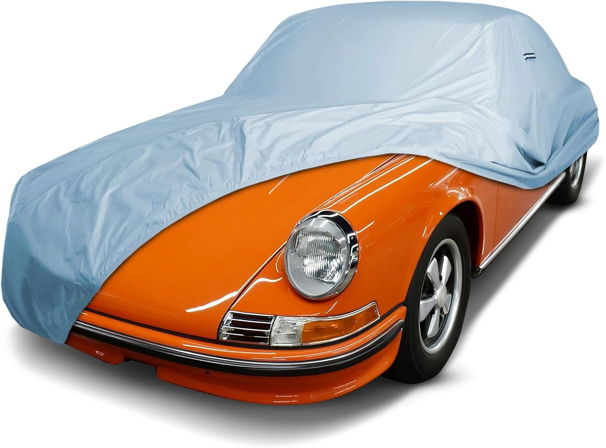 iCarCover Premium Car Cover for 1964-1998 Porsche 911 Heavy Duty Waterproof All Weather Automobiles Custom Fit Indoor Outdoor UV Snow Protection Covers with Straps and Bag