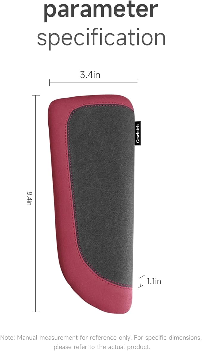 Alcantane Elbow Rest: Memory Foam Support for Car Legs and Knee, Anti-Fatigue