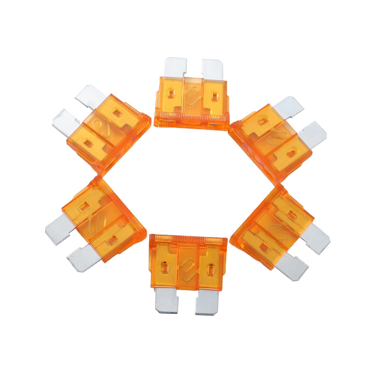 100 Pack Auto Fuses 5 AMP ATC/ATO Standard Regular Fuse Blade 5A Car Truck Boat Marine RV