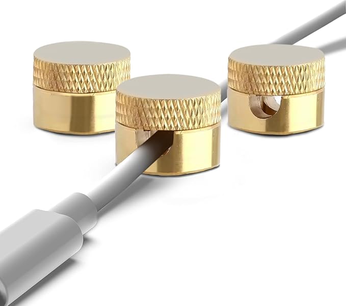 3PCS Cord Holder for Nightstand, Computer Cord Organizer for Desk, Appliance Cord Organizer, Stick-On Cable Clip for Charger, Laptop, USB, Headphones, Wire Management Set