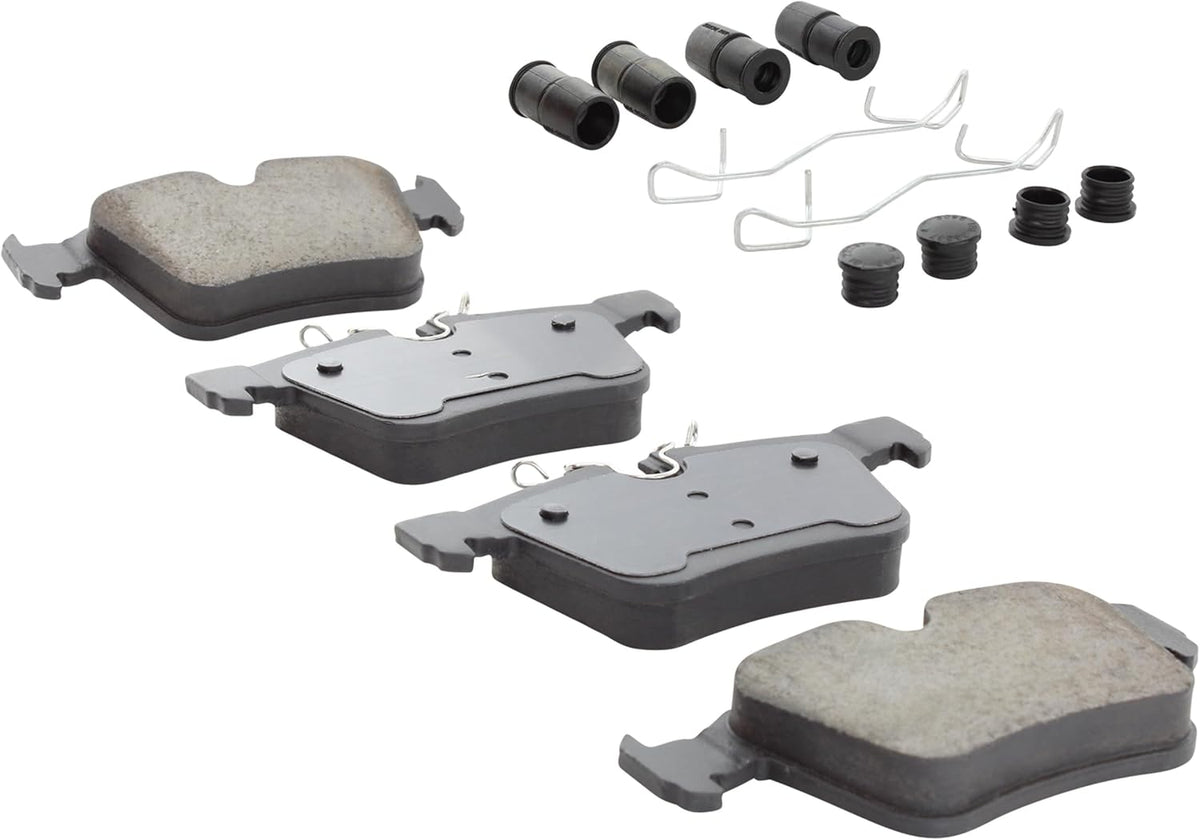 Premium Ceramic Rear Brake Pads (1001-1821C) Compatible with 2014-2025 Jaguar/Land Rover/Volvo (Discovery/E-Pace/F-Pace/I-Pace/Range Rover Evoque/Range Rover Velar/S60/S90/V60 & More)