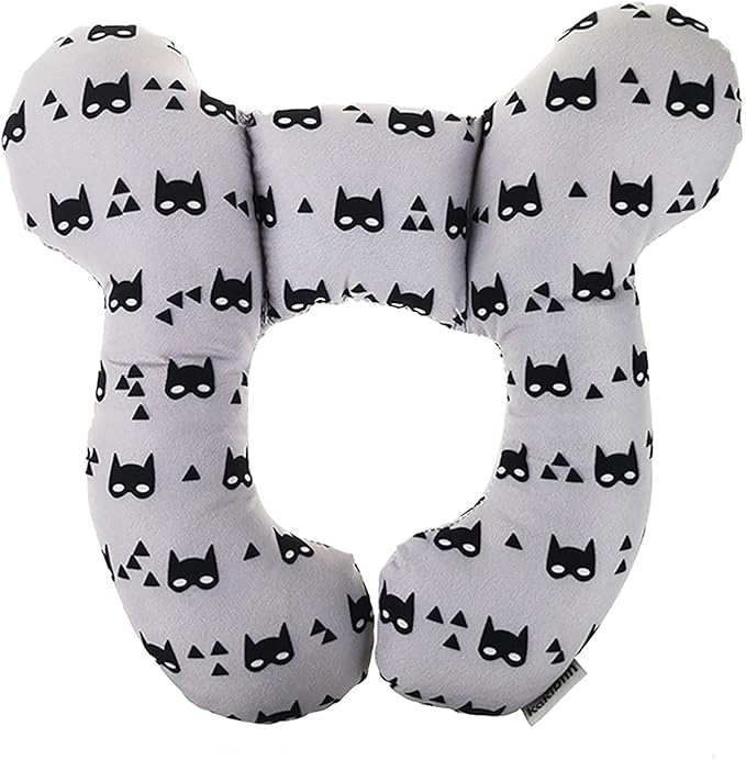 Baby Travel Pillow - Infant Head and Neck Support Pillow Baby Neck Pillow for Car Seat,Pushchair(Grey)