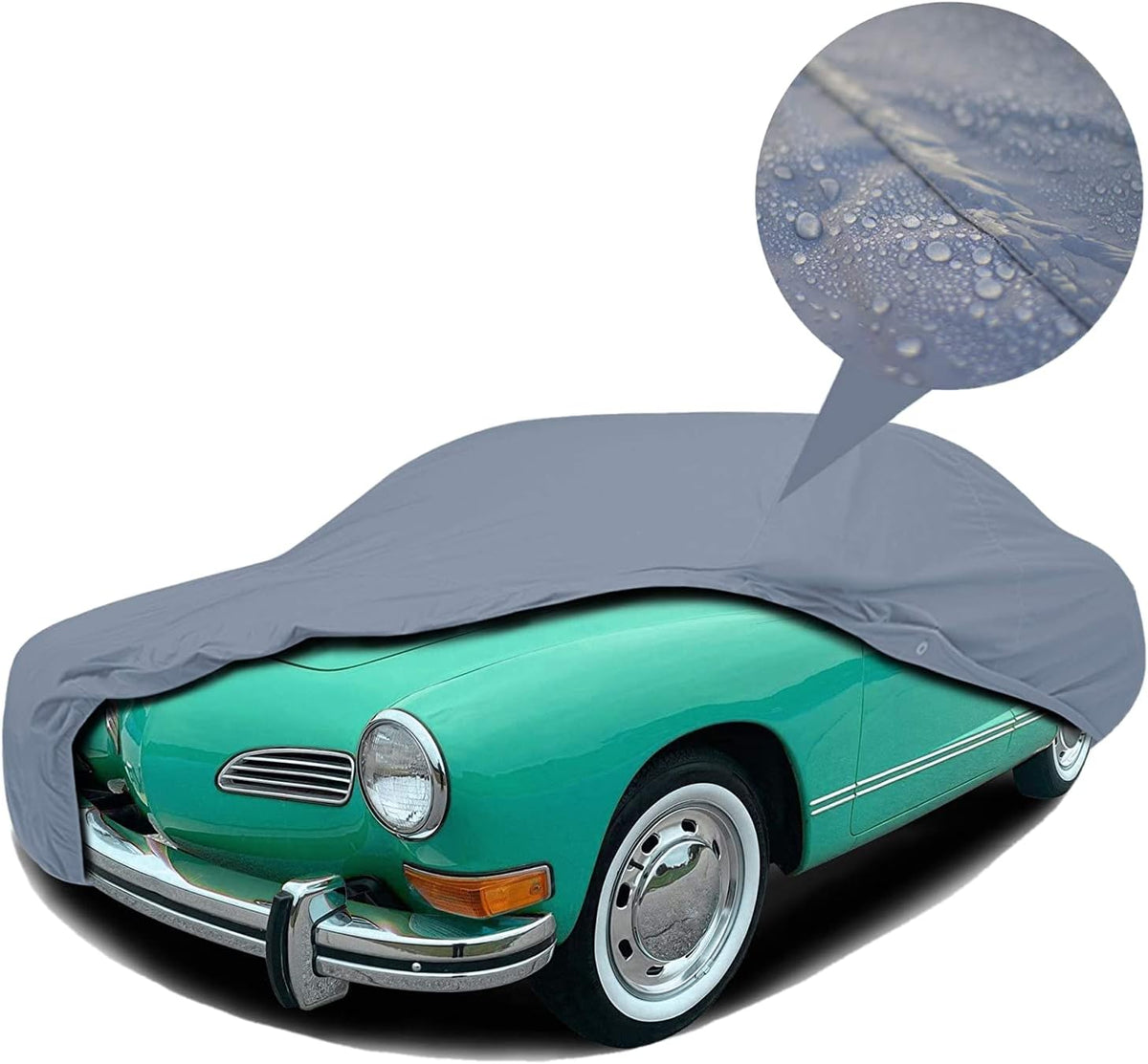 Supreme Full Car Cover – Semi Custom Fit | Dustproof, Windproof, UV Protection, Breathable & Durable All-Weather Protection | Fits Volkswagen Karmann GHIA 1959-1974 Coupe 2-Door