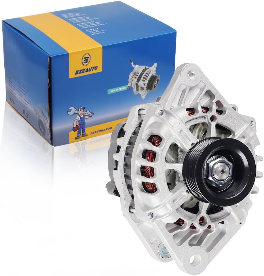 Hyundai kia Alternator Replacement Compatible with 2012 2013 2014 2015 2016 2017 Accent Veloster, 2012 2013 Kia Rio L4 1.6L,12V 90Amp,13209N 37300-2B300, 37300-2B500, 37300-2B510, 2607372, 2608483